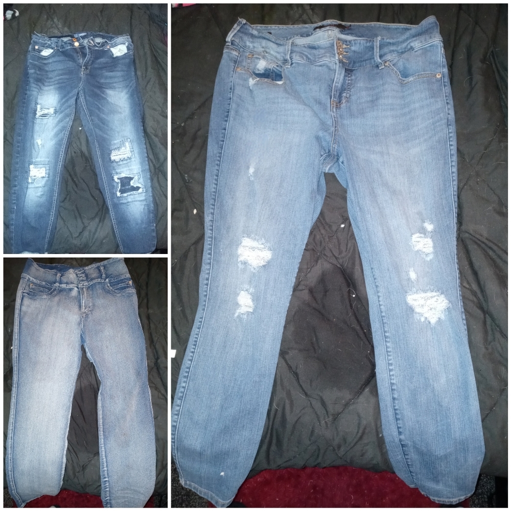 Lot of jeans